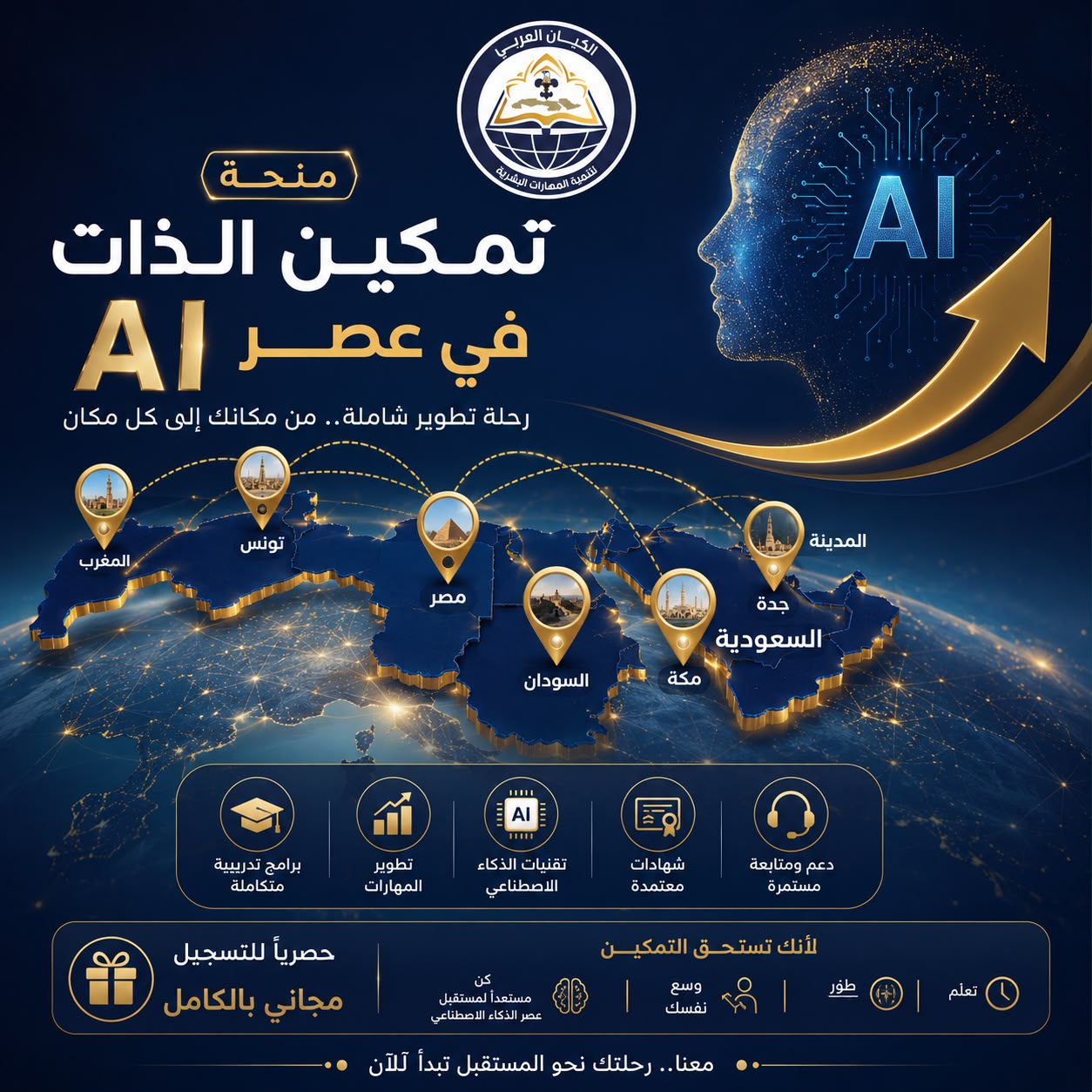 منحة تمكين الذات في عصر الذكاء الاصطناعي 