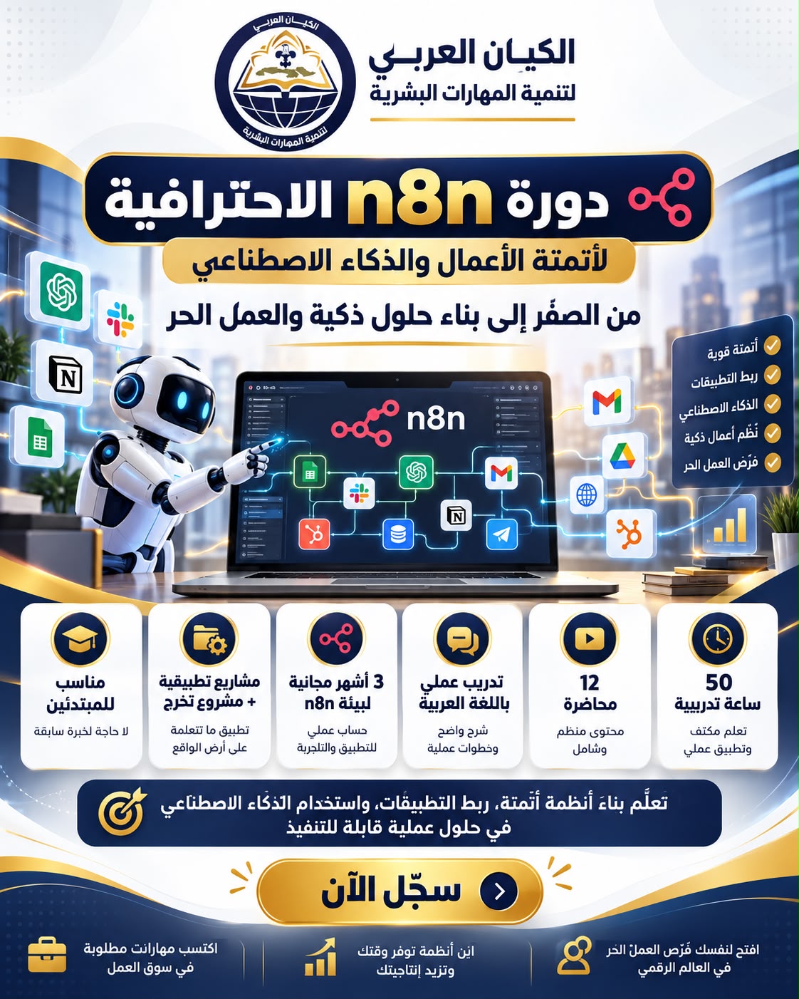 احتراف n8n والأنظمة الذكية